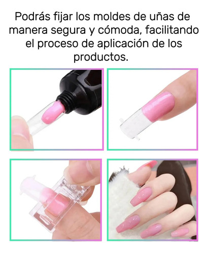 Lampara Led Uv Quanna De Manicura Sun X5 Secador Para Uñas Secado Rápido 4 Temporizador 99s Sin Dolor Sensor Infrarrojo Automático Gel De La Extensión / Gel Uv / Gel Polaco Color Rosa+1 Pinza Clip