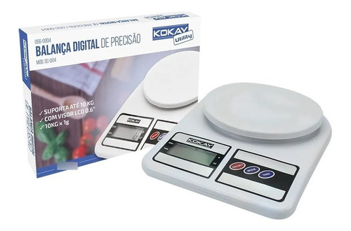 Balança Digital De Precisão Até 10kg Cozinha