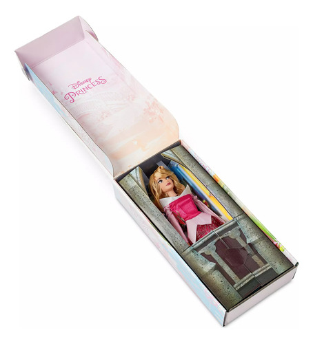 Disney Store Muñeca Aurora Clasica, Peine Importada Original