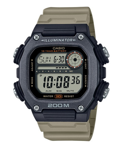 Reloj Casio Hombre Dw-291hx Malla Extra Larga Megatime 