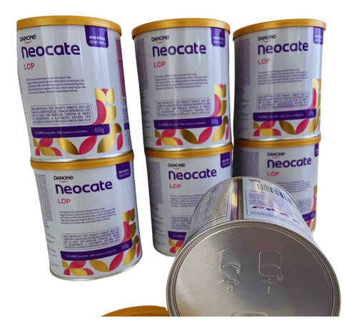 Neocate Lcp Danone 400g Kit Com 91 Unidades -envio Imediato Neutro