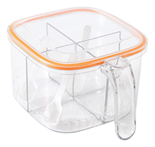 Caja De Condimentos 4 Compartimentos De Almacenamiento Botes