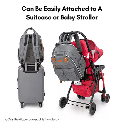 Fweaad Bolsa De Mamá Multifuncional Impermeable De Gran