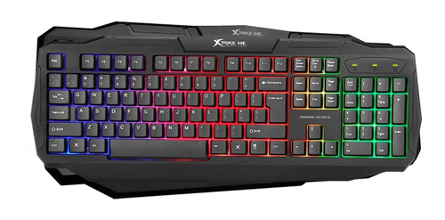 Imagen 4 de 5 de Teclado Gamer Retroiluminado Luz Led Colores Español