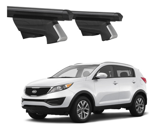 Barras De Techo Eqmax Beta Kia Sportage 2011-2016 Negro