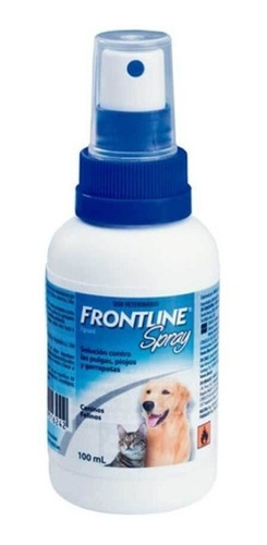 Frontline Spray 100ml Perro Gato Antiparasitario Externo
