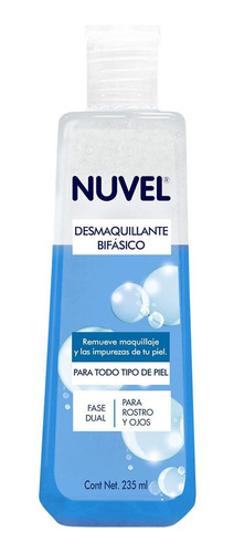 Nuvel Desmaquillante Bifásico C/235ml Para Todo Tipo De Piel