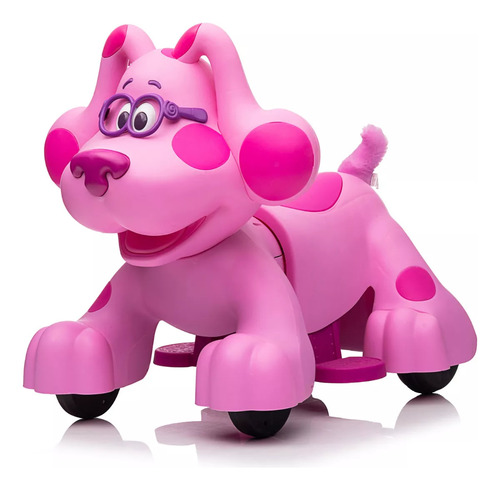 Cachorro Passeio Elétrico 6v Rideamal Blues Clues Magenta Cor Rosa Voltagem do carregador 110V/220V