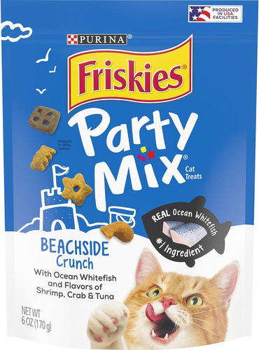 Purina Friskies Party Mix Golosinas Para Gatos 6 Onzas