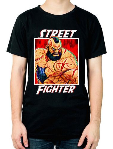 Remera Street Fighter Sangief 362 Dtg Minos