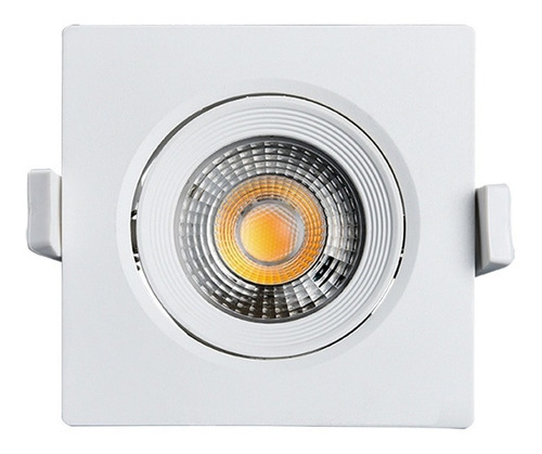 Spot Led 10w 6500k Quadrado Black+decker