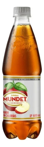 3 Pza Refresco Sidral Mundet Light Sabor Manzana De 600 Ml