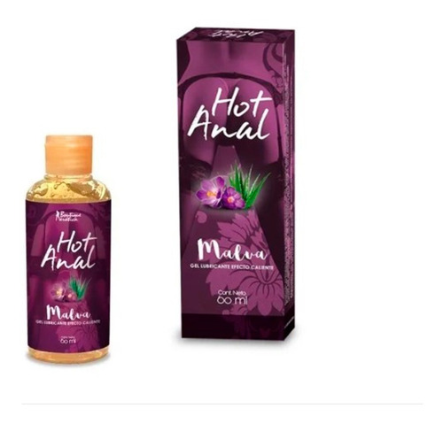 Gel Lubricante Hot Anal Malva Y Aloe Con Calor Dilata Calma