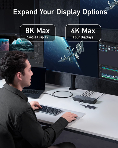 Estação De Ancoragem Thunderbolt Anker 778 12 Em 1 40 Gbps 1