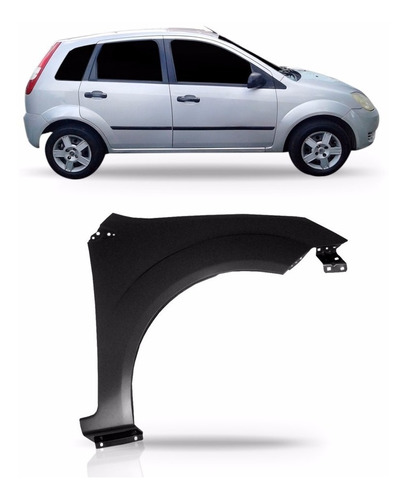 Paralama Ford Fiesta 2003 2004 2005 2006 Lado Direito