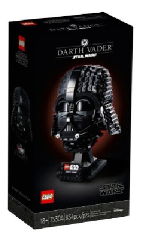 Lego Star Wars Capacete Darth Vader 834pçs 75304