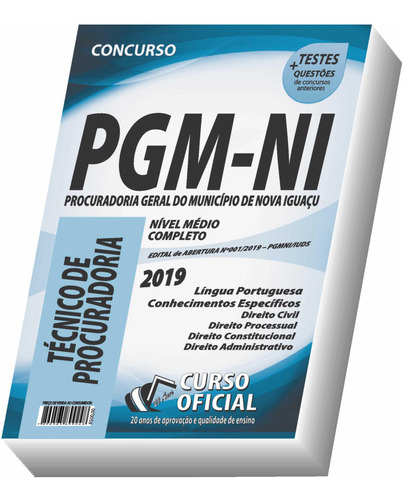 Apostila Pgm Nova Iguaçu - Técnico De Procuradoria