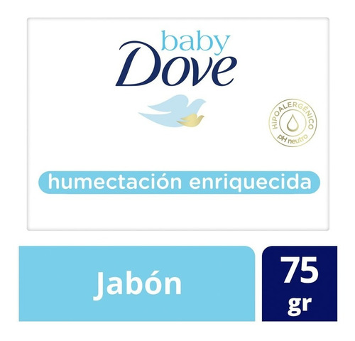 Jabon Dove Baby Bebe  Humectacion Enriquecida 75gr Tocador