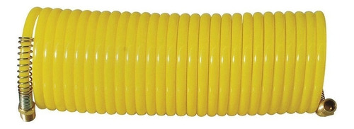 Manguera Compresor Resorte Espiral 15 Metros 1/4 300 Psi Color Amarillo