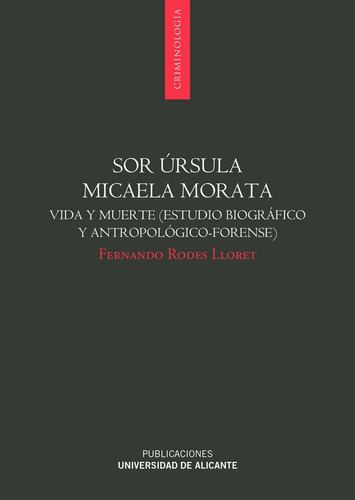 Libro Sor Ã¿rsula Micaela Morata - Rodes Lloret, Fernando