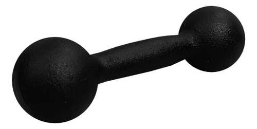 Halter Weight Gym, hierro fundido negro, 6 kg