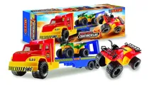 Comprar Camion Gigante Transporte Con Cuatriciclos Duravit 229