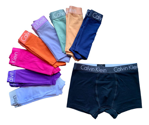 Boxers Ck Algodon Premium Pack X4 Unidades Surtidas 