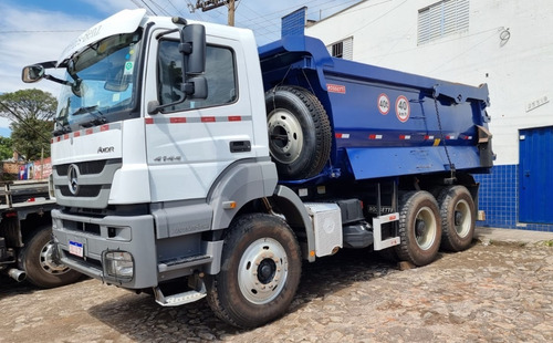 Imagem 13 de 15 de Mercedes-benz Axor 4144 Ano 2021 Caçamba Rossetti Traçado