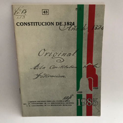 Constitución De 1824 Cuadernos Conmemorativos No. 43