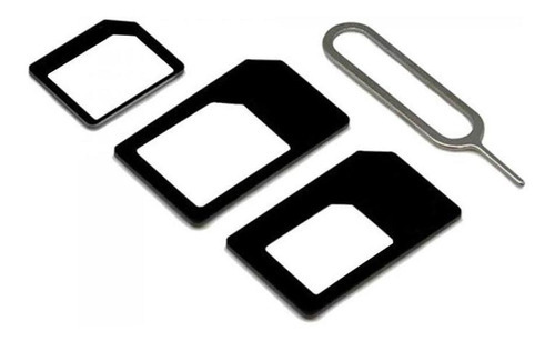 Kit de adaptador de chip Nano Micro Sim 4 en 1