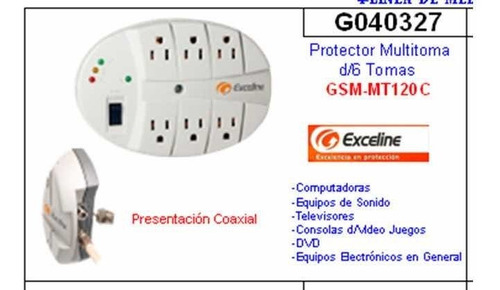 Protector Multitoma D/6 Pres. Coaxial Exceline