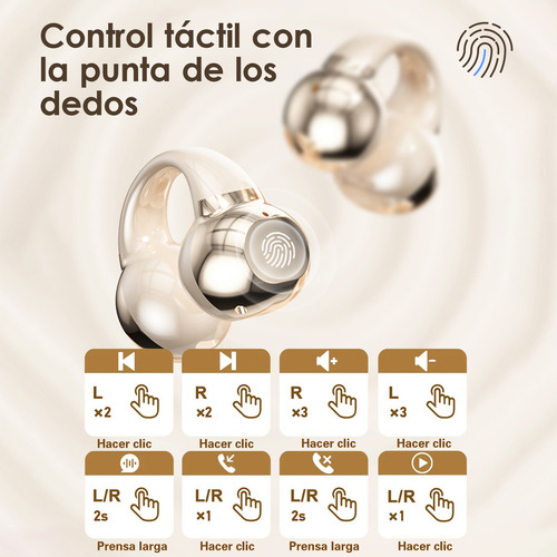 Audífonos Tecmiyo J07-F inalambricos con cancelacion de ruido y sonido Hifi
