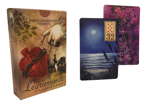  Legramonte Lenormand, 36 Cartas + Livreto (baralho Cigano) 