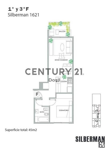 Imagen 15 de 24 de Venta Departamento 2 Ambientes, Silberman 1600, Santos Lugares, Tres De Febrero
