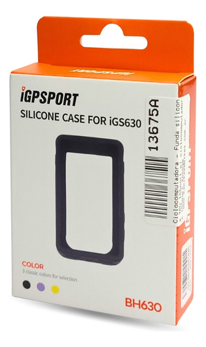 Funda Silicona Igpsport Compatible Con Igs630 Silicona Negro