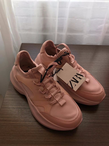 Zapatilla Zara Nª36 Rosa