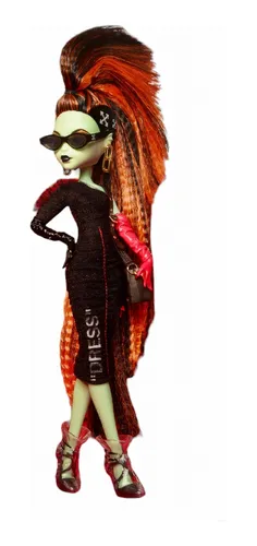 Monster High Electra Melody Mu eca Off white C o