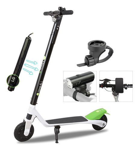 Scooter Eléctrico Patín Adulto 150kg Plegable