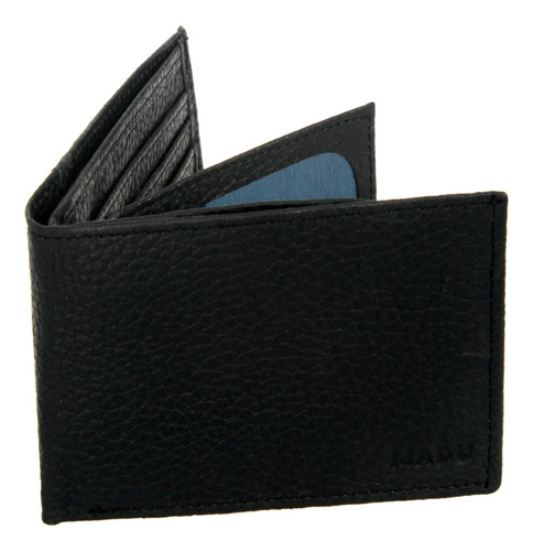 Imagen 3 de 8 de Billetera Hombre De Cuero Legitimo Premium Madu Regalo