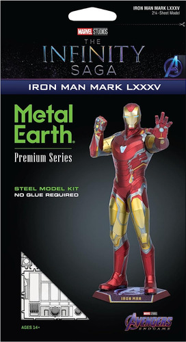 Iron Man Mark Lxxxv Fascinations Rompecabezas Metálico 3d 