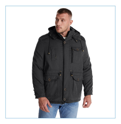 Chaqueta Esquí Para Hombre Chaqueta Polar Senderismo Capucha