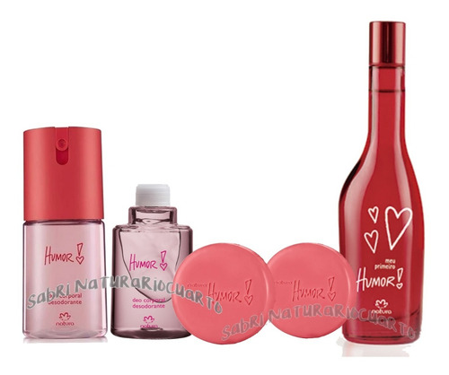 Natura Meu Primeiro Humor Kit Perfume + 4 Productos