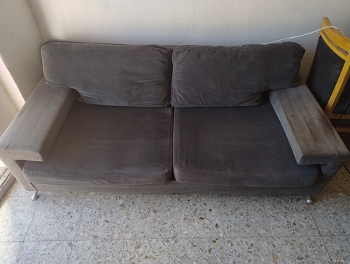 Sillon 3 Cuerpos Color Gris Oscuro