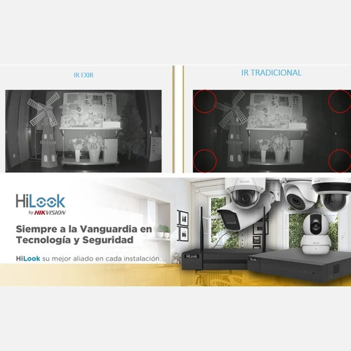 Imagen 4 de 6 de Cámara de seguridad Hikvision THC-B110-P HiLook con resolución de 1MP visión nocturna incluida blanca