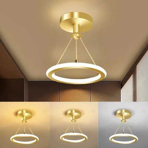 Lámpara De Techo Led Decorativa Moderna Colgante Para Baño