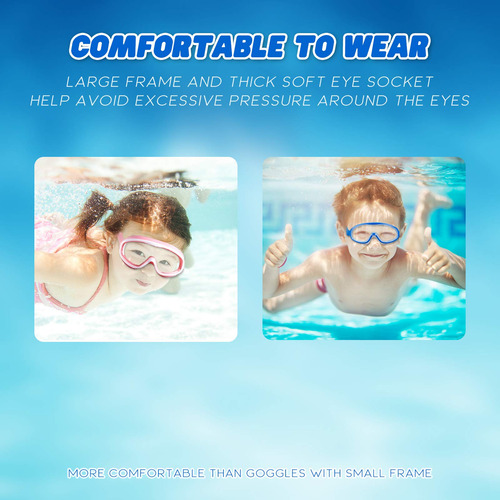 Gafas De Natación Para Niños, Sin Fugas, Antiniebla,
