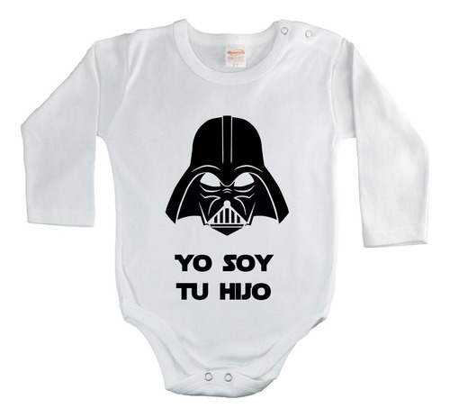 Body Bebé Personalizado Star Wars Yo Soy Tu Hijo Baby Jedi