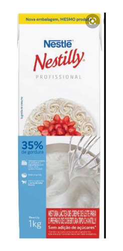 Chantilly Nestilly Profissional 1kg (35% Gordura) Nestlé