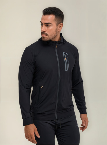 Campera Deportivo Hombre Microfibra I Run Traning
