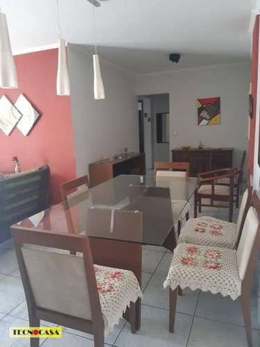 Excelente Apartamento Com 03 Dormitórios Para Venda Com 110 M² No Bairro Vila Guilhermina Em Praia Grande/sp. - Ap6462